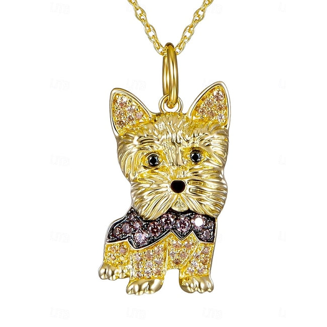 Necklace Chrome Women's Fashion Cute Classic Animal Lovely Geometric Necklace For Daily #12963130